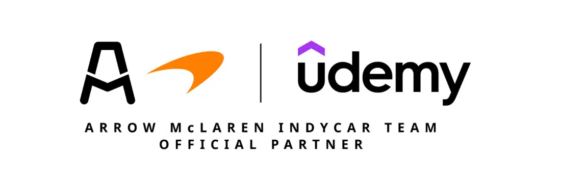 Arrow McLaren Indy CarとUdemyのパートナーシップ