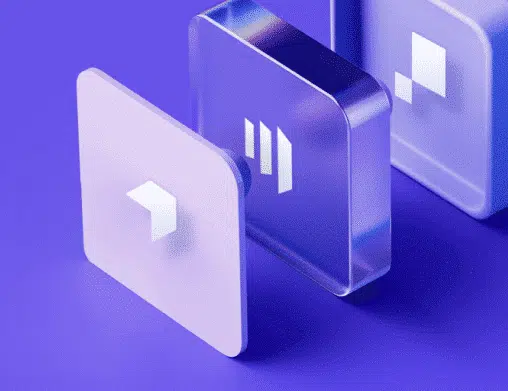 Abstract AI imagery of shapes and icons