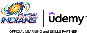 Mumbai Indians and Udemy logos