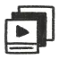 Video stack icon