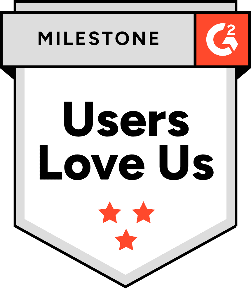 Users Love Us G2 Trust Badge