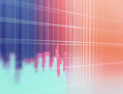 Digital image of multi-colored graph